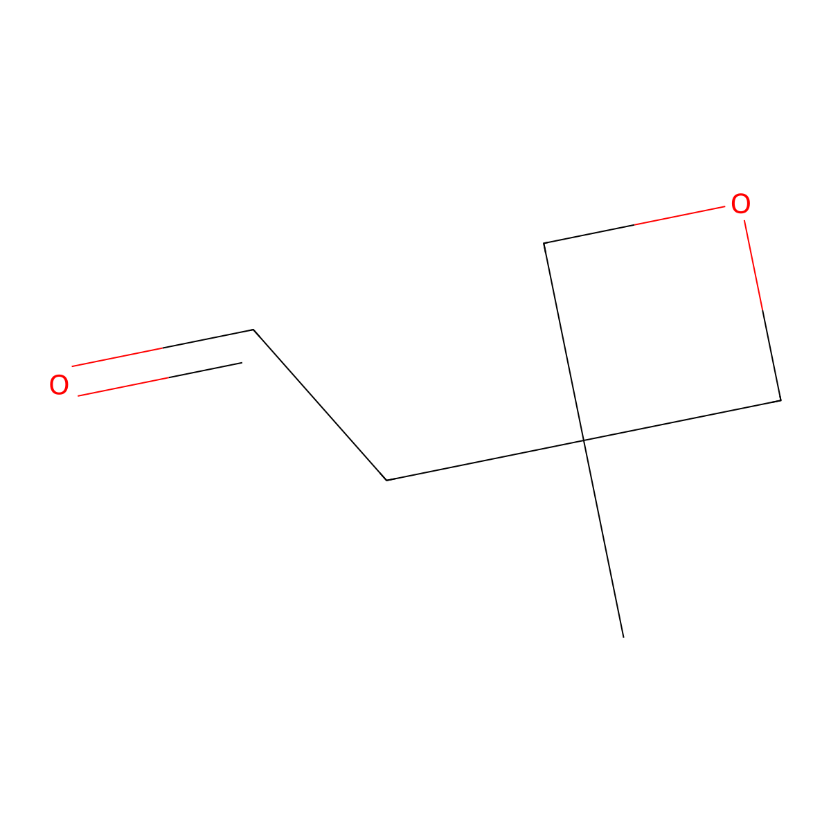 2-(3-Methyloxetan-3-yl)acetaldehyde molecular structure, CAS 1219088-56-8