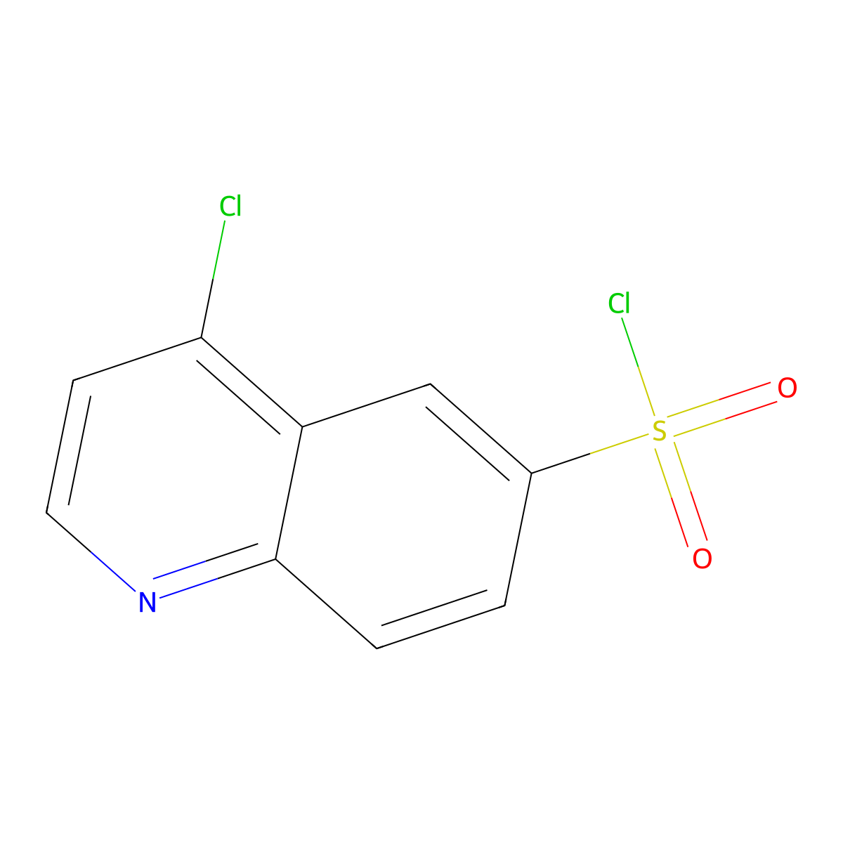 4-Chloroquinoline-6-sulfonyl chloride molecular structure, CAS 1219101-03-7