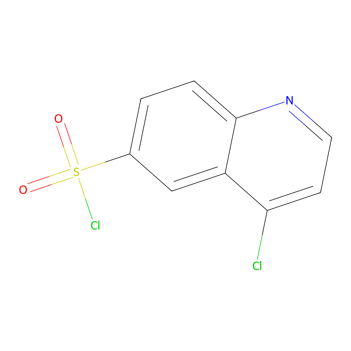 4-Chloroquinoline-6-sulfonyl chloride molecular structure, CAS 1219101-03-7
