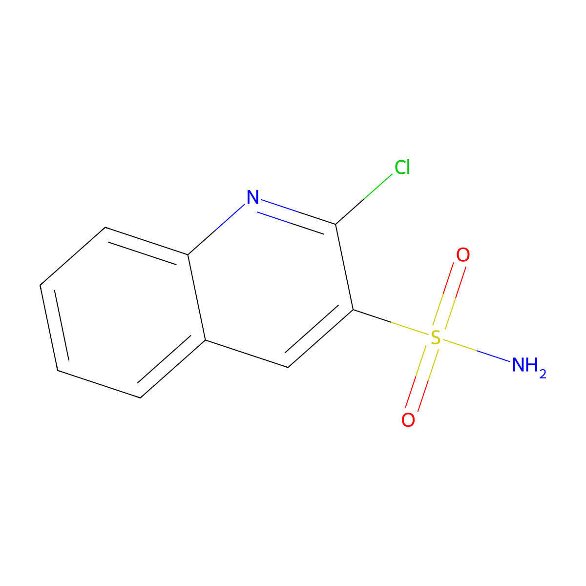 2-Chloroquinoline-3-sulfonamide molecular structure, CAS 1219101-04-8