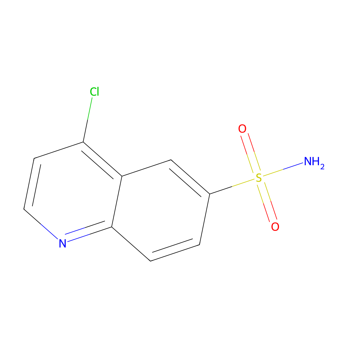 4-Chloroquinoline-6-sulfonamide molecular structure, CAS 1219101-06-0