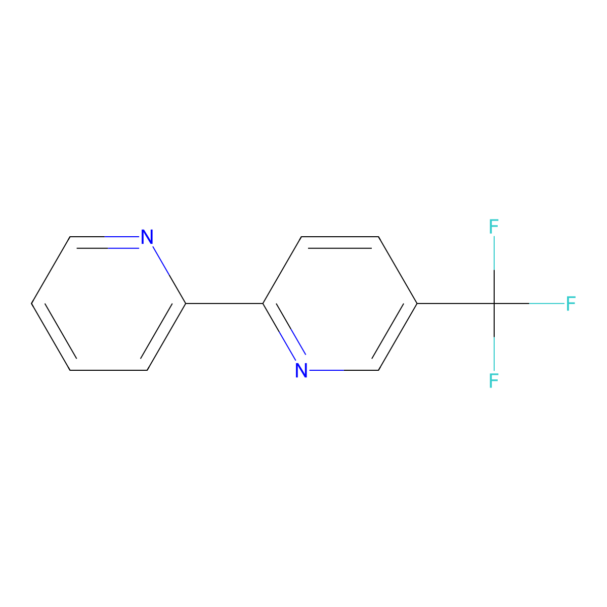5-(Trifluoromethyl)-2,2'-bipyridine molecular structure, CAS 1219133-21-7