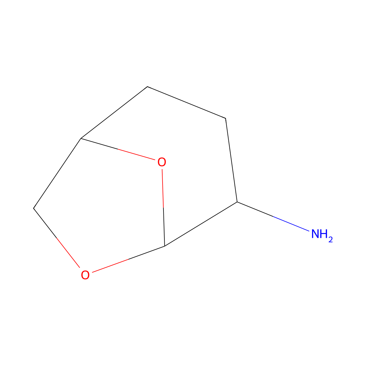 6,8-Dioxabicyclo[3.2.1]octan-4-amine molecular structure, CAS 1219330-61-6