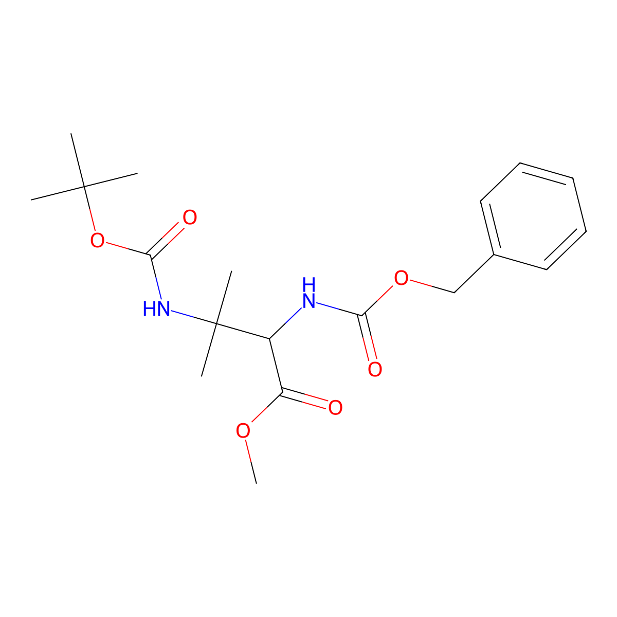 (S)-methyl 2-((benzyloxycarbonyl)amino)-3-((tert-butoxycarbonyl)amino)-3-methylbutanoate molecular structure, CAS 1219366-76-3