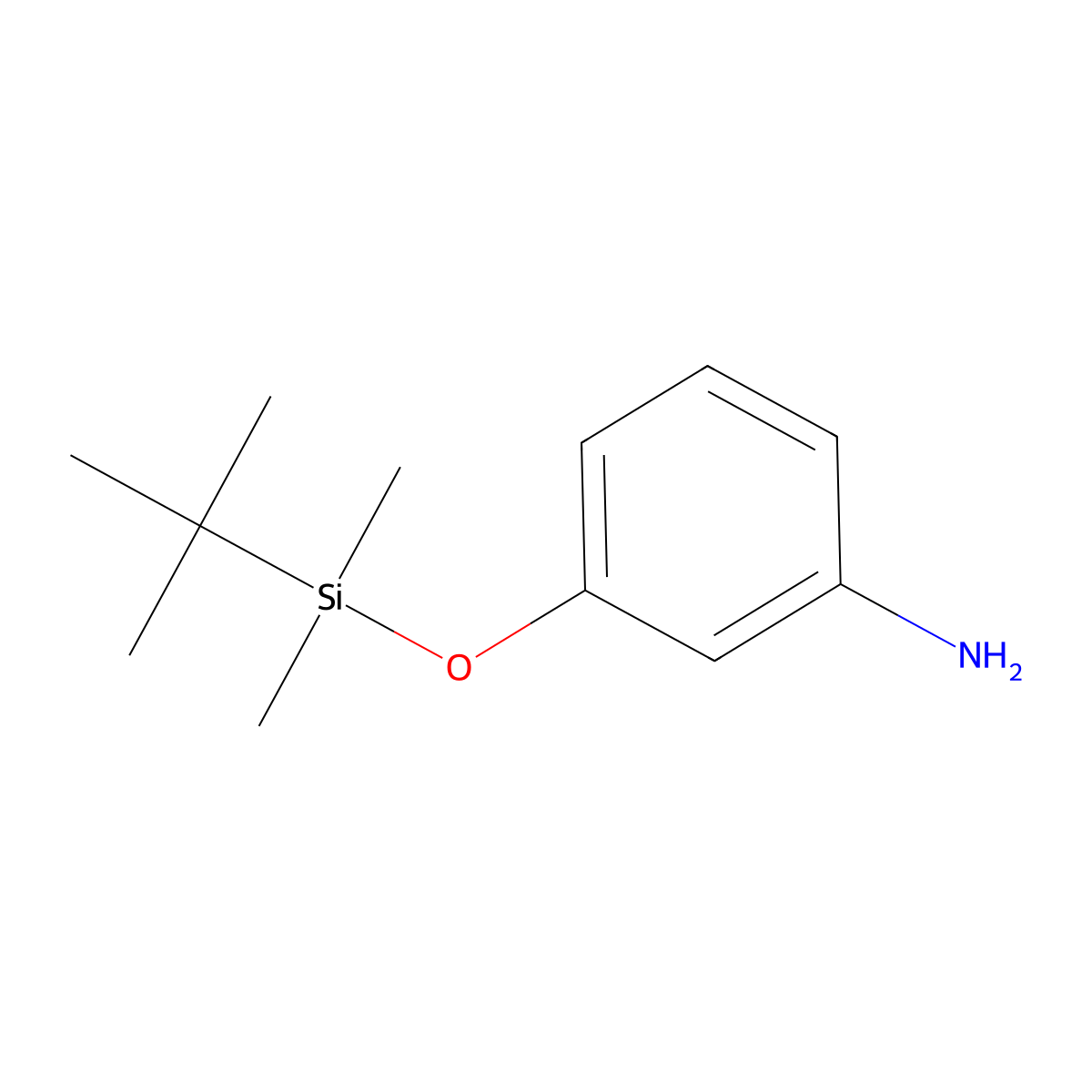 3-((Tert-butyldimethylsilyl)oxy)aniline molecular structure, CAS 121942-75-4