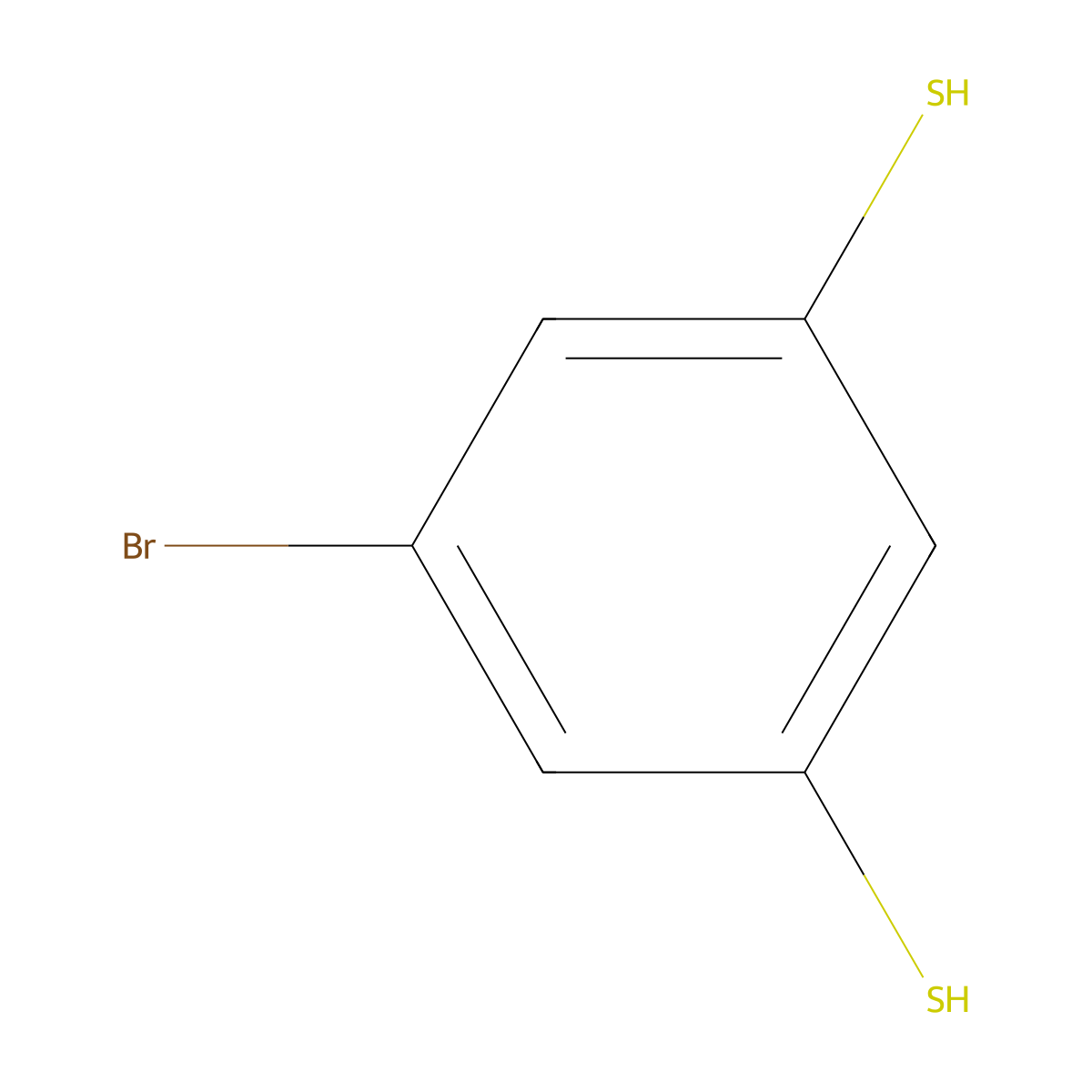 5-Bromo-1,3-benzenedithiol molecular structure, CAS 1219501-75-3