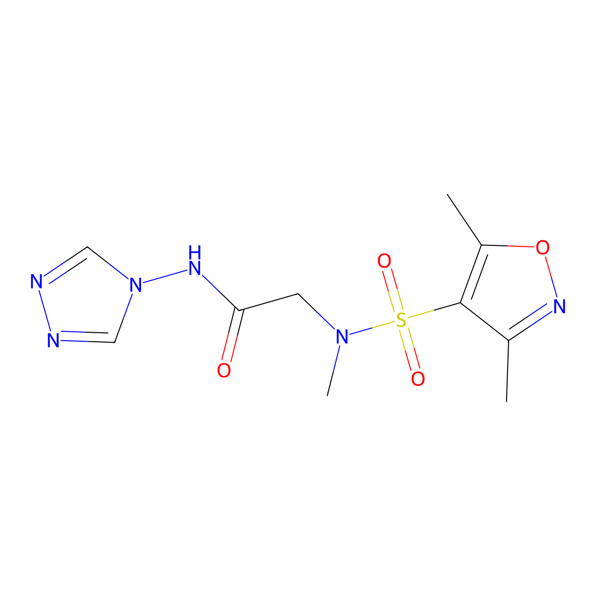 C10H14N6O4S molecular structure, CAS 1219558-19-6