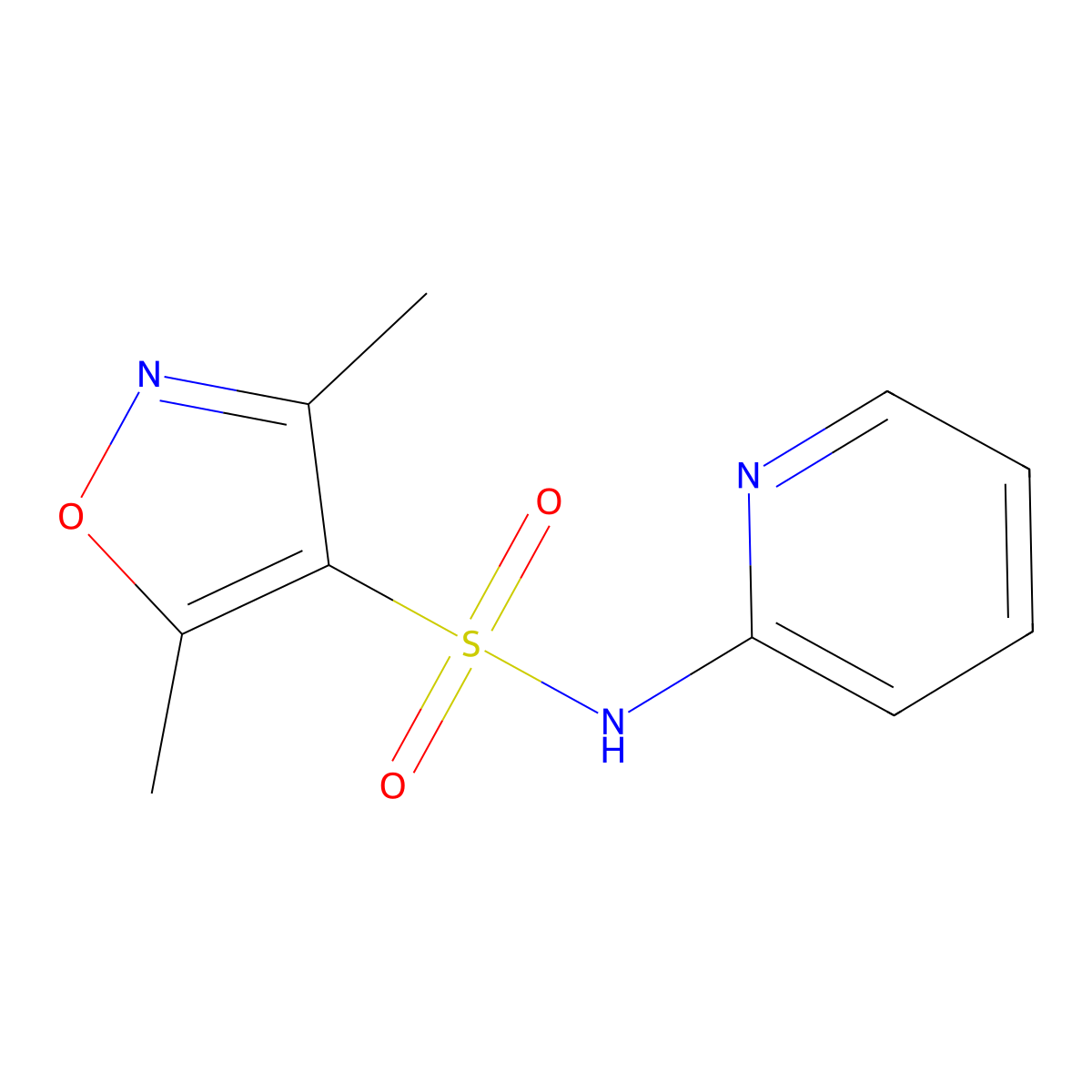 [(3,5-Dimethylisoxazol-4-yl)sulfonyl]-2-pyridylamine molecular structure, CAS 1219576-23-4
