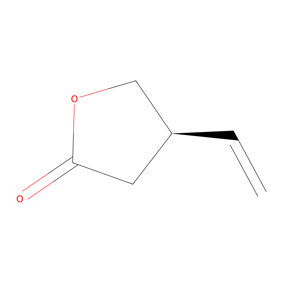 (R)-4-Vinyldihydrofuran-2(3H)-one molecular structure, CAS 121959-61-3