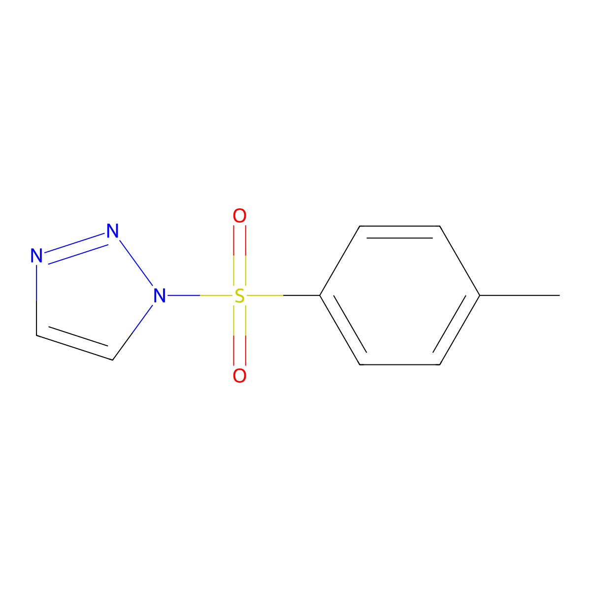1-Tosyl-1H-1,2,3-triazole molecular structure, CAS 1219601-57-6