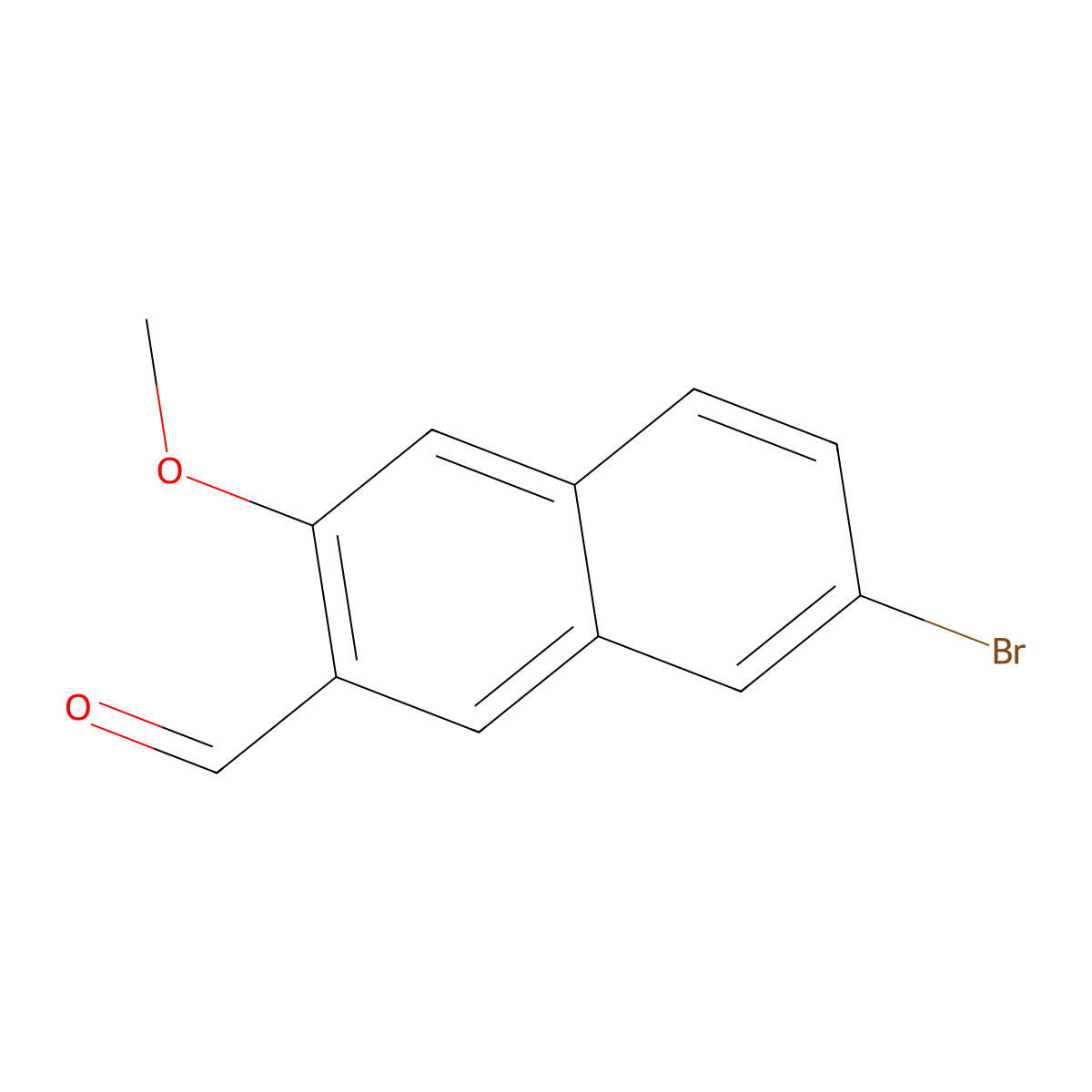 7-Bromo-3-methoxy-2-naphthaldehyde molecular structure, CAS 1219689-98-1