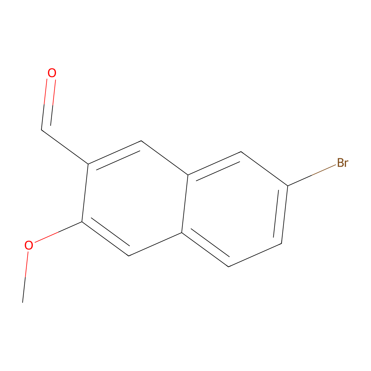 7-Bromo-3-methoxy-2-naphthaldehyde molecular structure, CAS 1219689-98-1