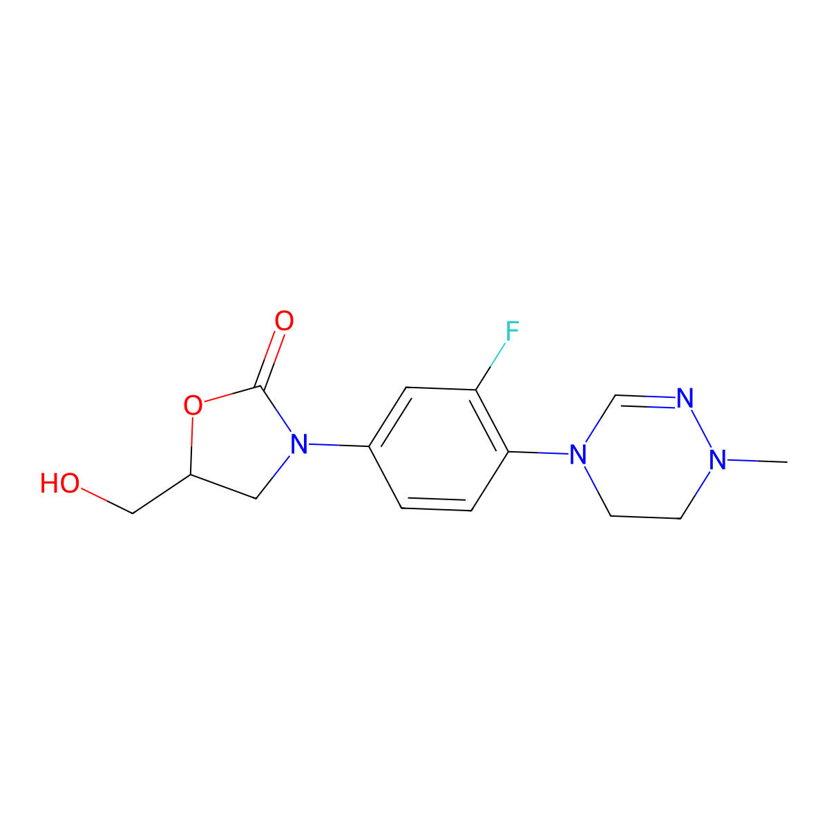 Delpazolid molecular structure, CAS 1219707-39-7