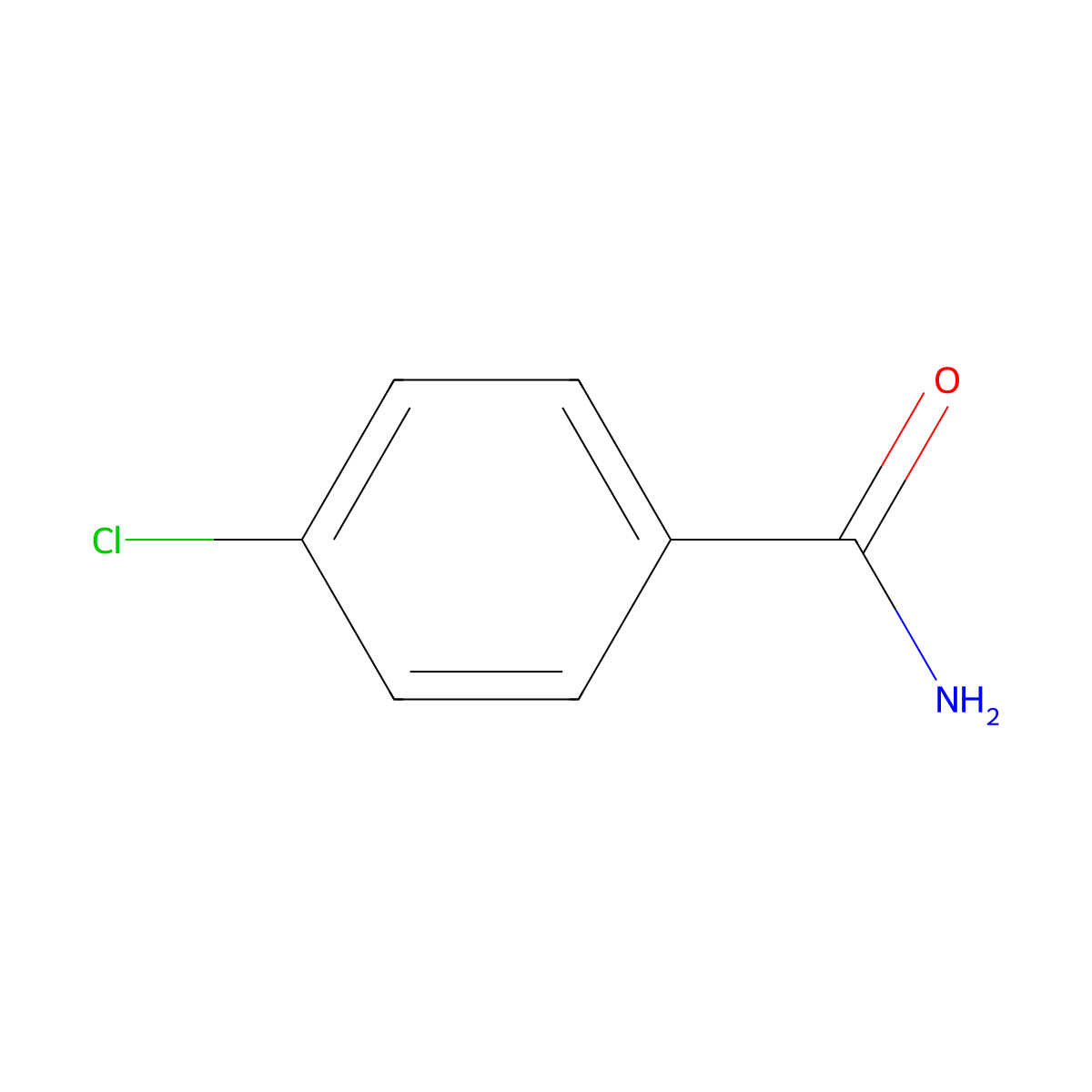 4-Chlorobenzamide molecular structure, CAS 1219794-65-6