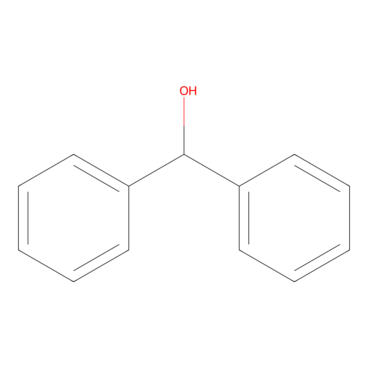 Benzhydrol molecular structure, CAS 1219802-30-8