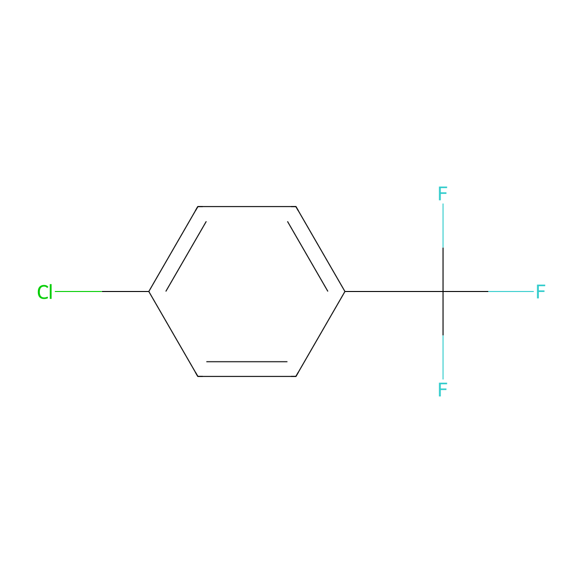 1-Chloro-4-(trifluoromethyl)benzene molecular structure, CAS 1219804-33-7