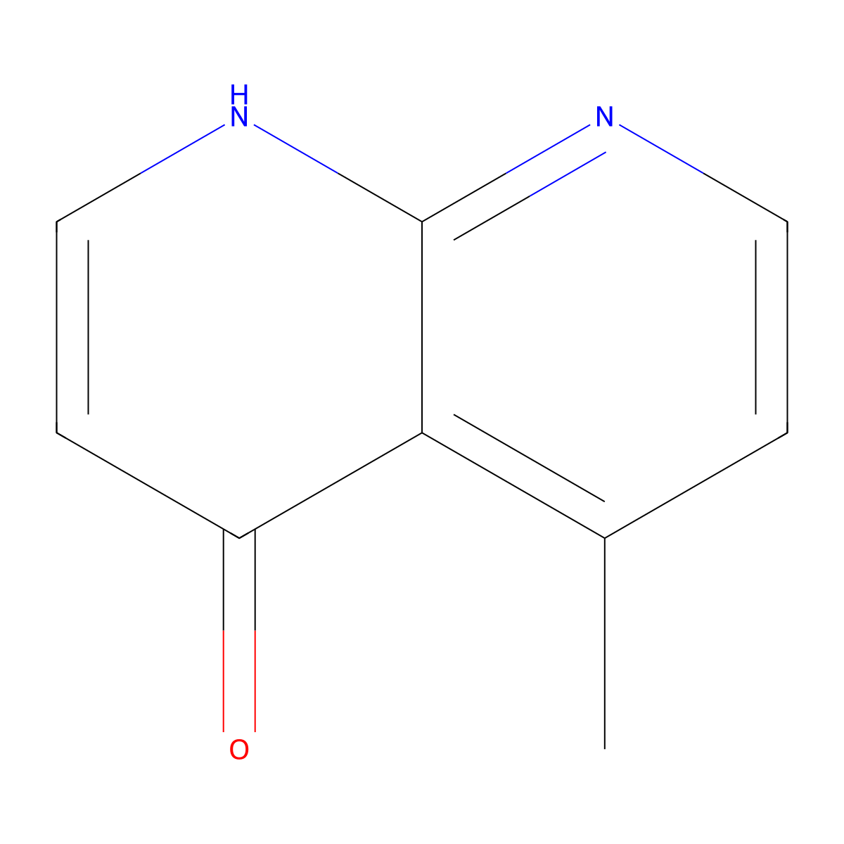 5-Methyl-1,8-naphthyridin-4-ol molecular structure, CAS 1219815-52-7