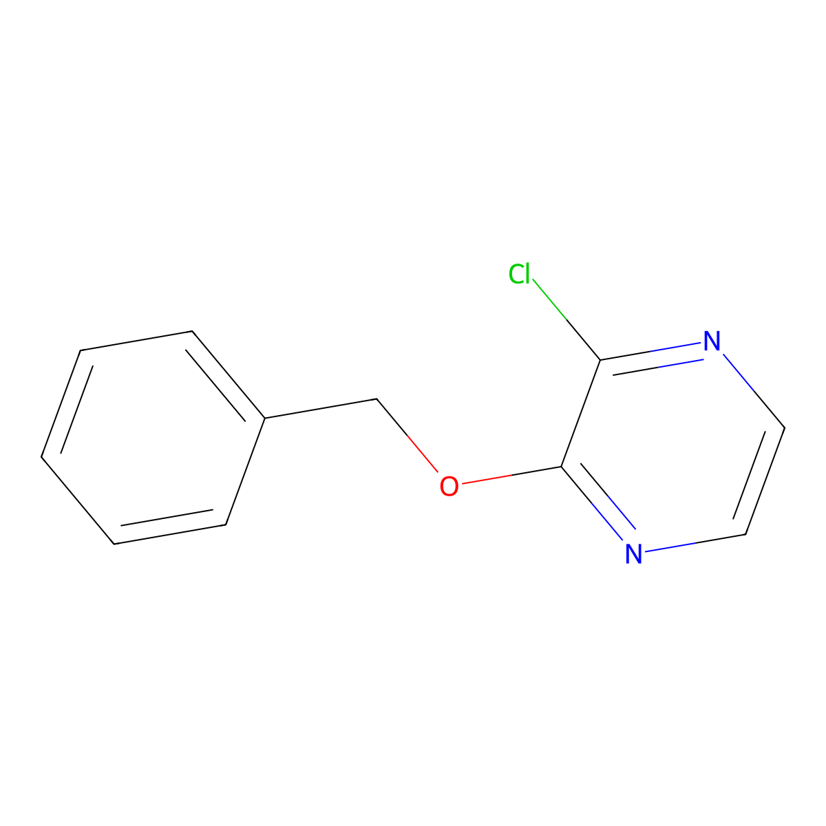 2-(Benzyloxy)-3-chloropyrazine molecular structure, CAS 1219832-20-8