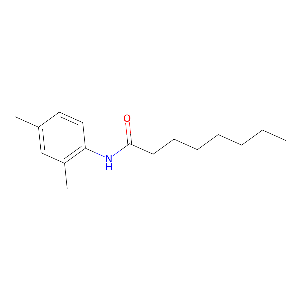 2',4'-Octanoxylidide molecular structure, CAS 121990-03-2