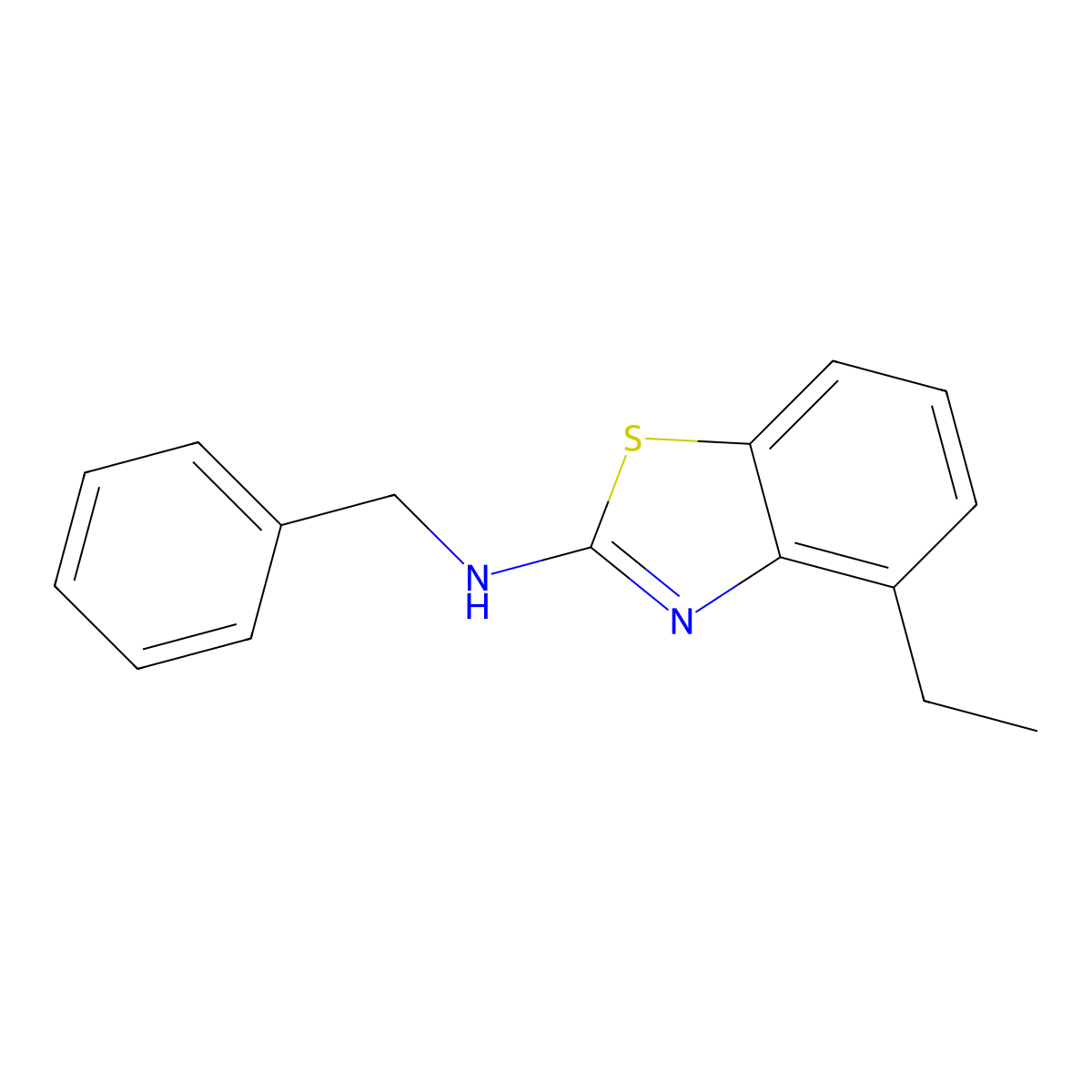 N-benzyl-4-ethylbenzo[d]thiazol-2-amine molecular structure, CAS 1219911-66-6
