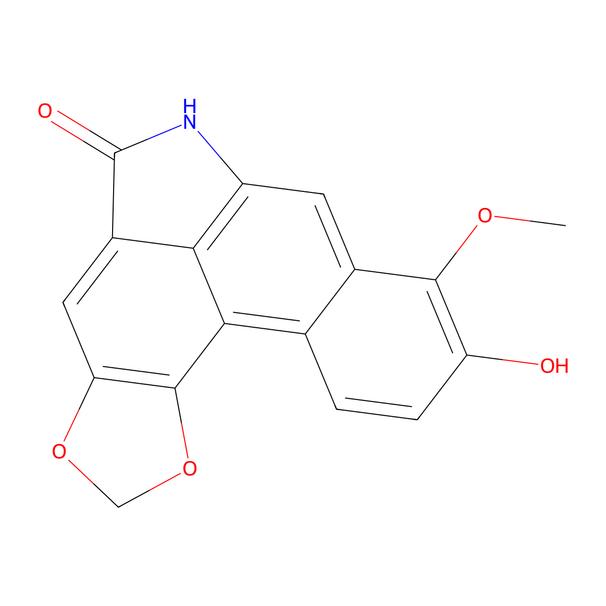 7-Hydroxy-aristolactam I molecular structure, CAS 1219915-83-9