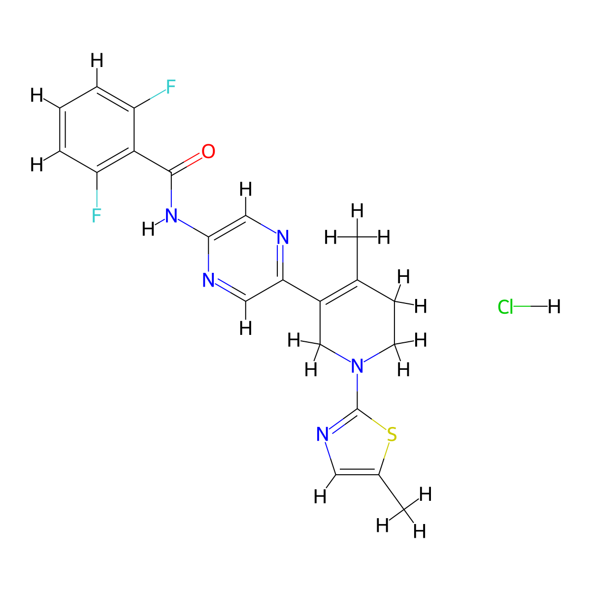 RO2959 Hydrochloride molecular structure, CAS 1219927-22-6
