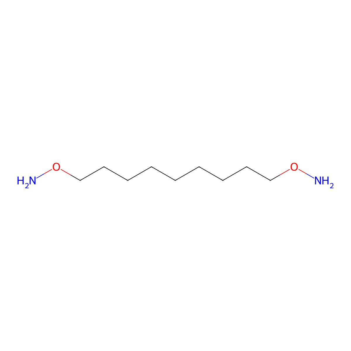 O-(9-(aminooxy)nonyl)hydroxylamine molecular structure, CAS 1219935-26-8