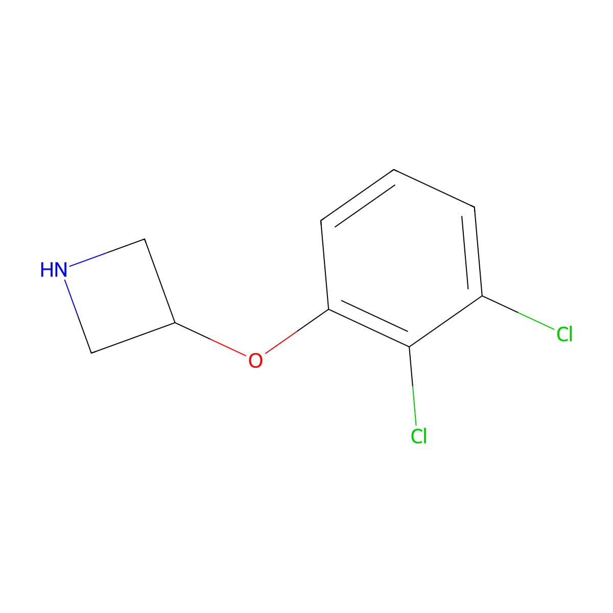 3-(2,3-Dichlorophenoxy)azetidine molecular structure, CAS 1219948-72-7