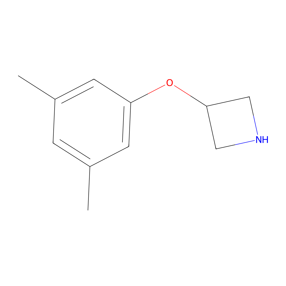 3-(3,5-Dimethylphenoxy)azetidine molecular structure, CAS 1219961-23-5