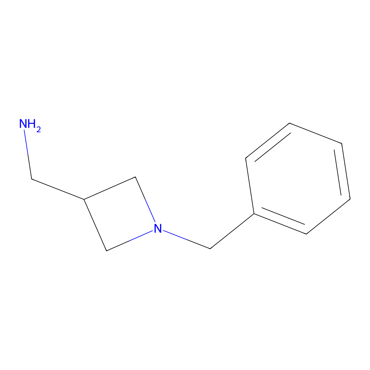 (1-Benzylazetidin-3-yl)methanamine molecular structure, CAS 1219967-55-1