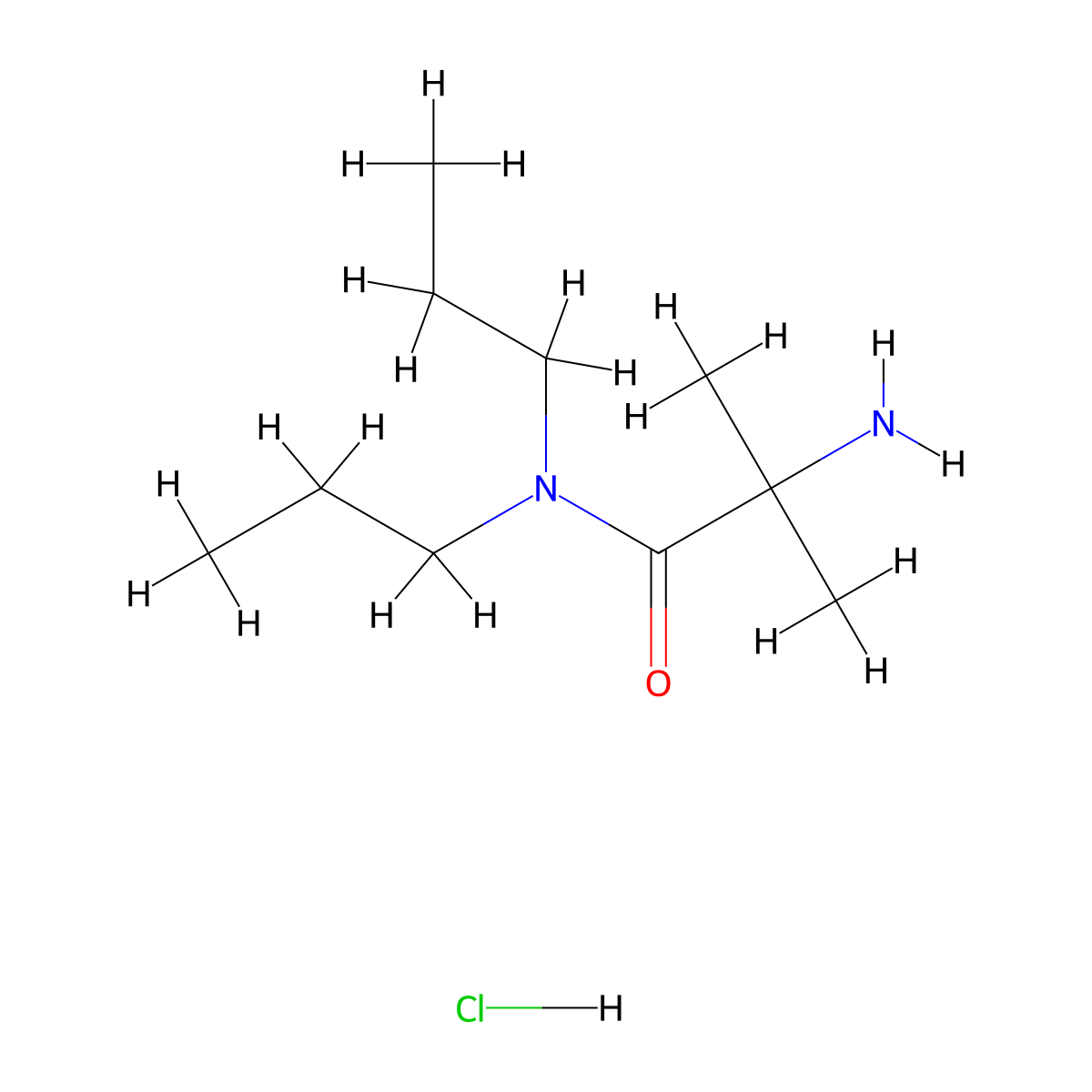 2-Amino-2-methyl-N,N-dipropylpropanamide hydrochloride molecular structure, CAS 1219971-95-5
