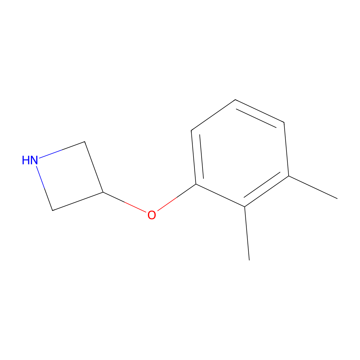3-(2,3-Dimethylphenoxy)azetidine molecular structure, CAS 1219982-15-6