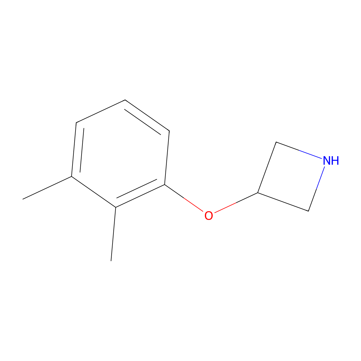 3-(2,3-Dimethylphenoxy)azetidine molecular structure, CAS 1219982-15-6