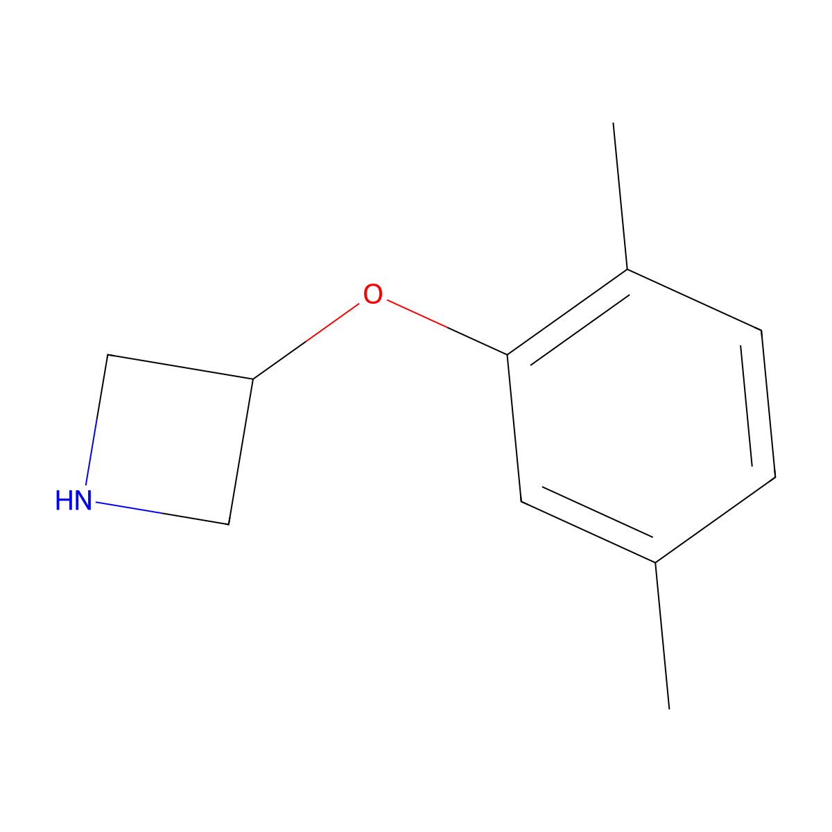 3-(2,5-Dimethylphenoxy)azetidine molecular structure, CAS 1219982-81-6