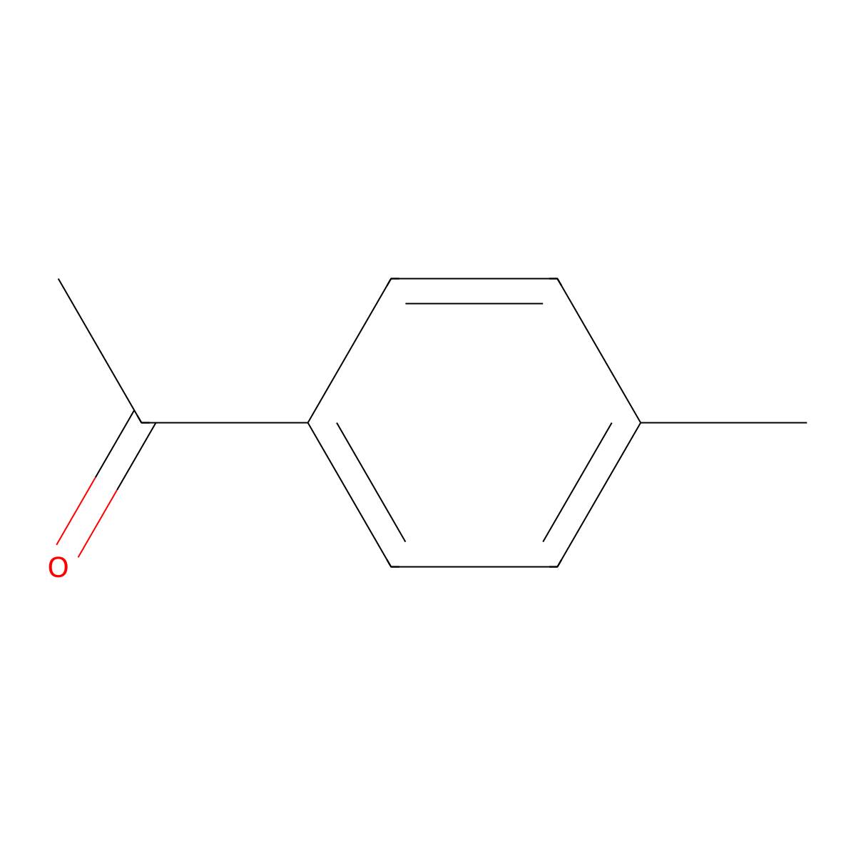 p-METHYLACETOPHENONE molecular structure, CAS 122-00-9