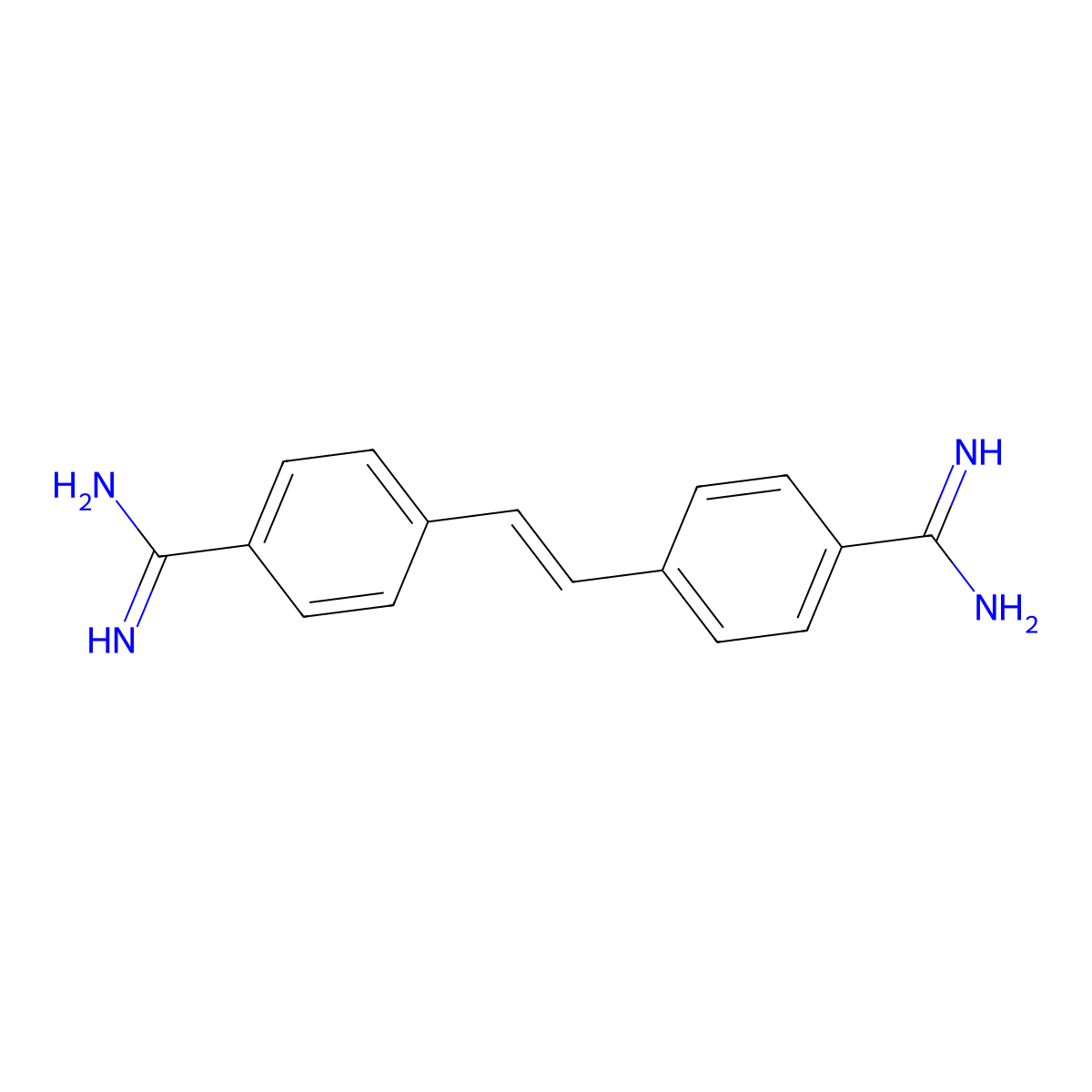 Stilbamidine molecular structure, CAS 122-06-5