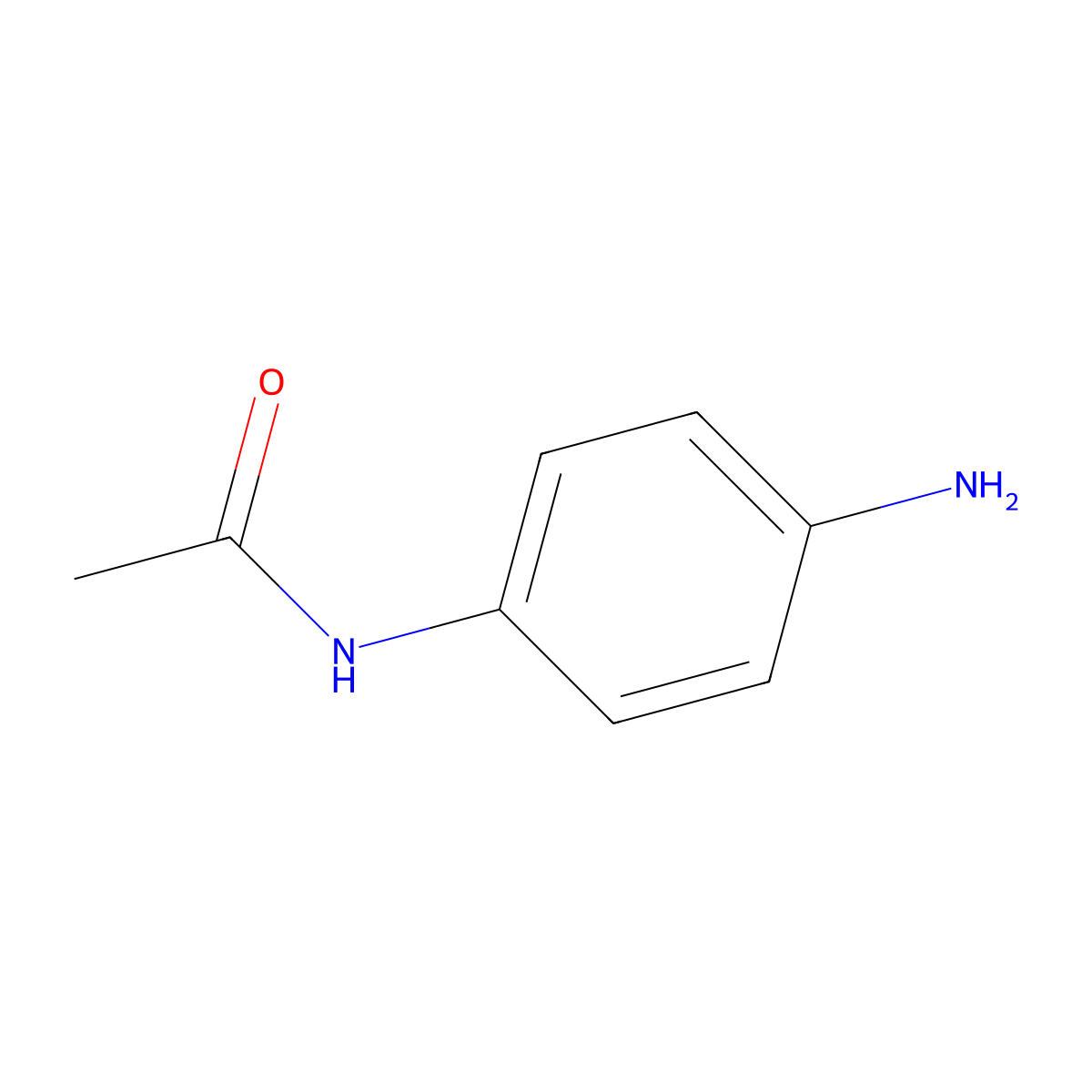 4-Aminoacetanilide molecular structure, CAS 122-80-5