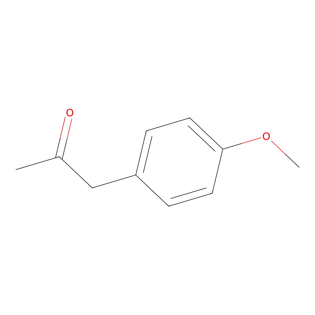 1-(p-Methoxyphenyl)-2-propanone molecular structure, CAS 122-84-9