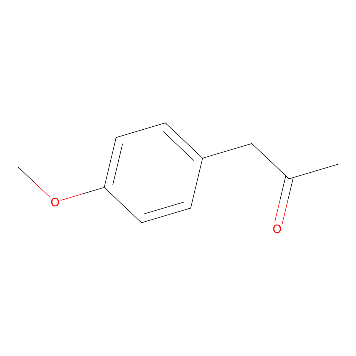 1-(p-Methoxyphenyl)-2-propanone molecular structure, CAS 122-84-9