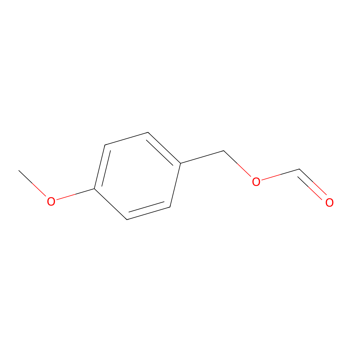 4-Methoxybenzyl formate molecular structure, CAS 122-91-8