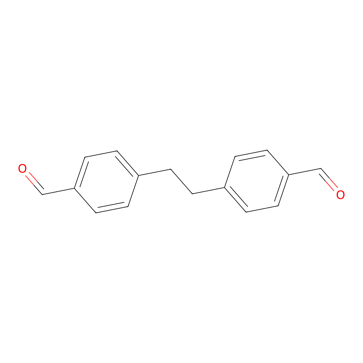 4-[2-(4-Formylphenyl)ethyl]benzaldehyde molecular structure, CAS 1220-08-2