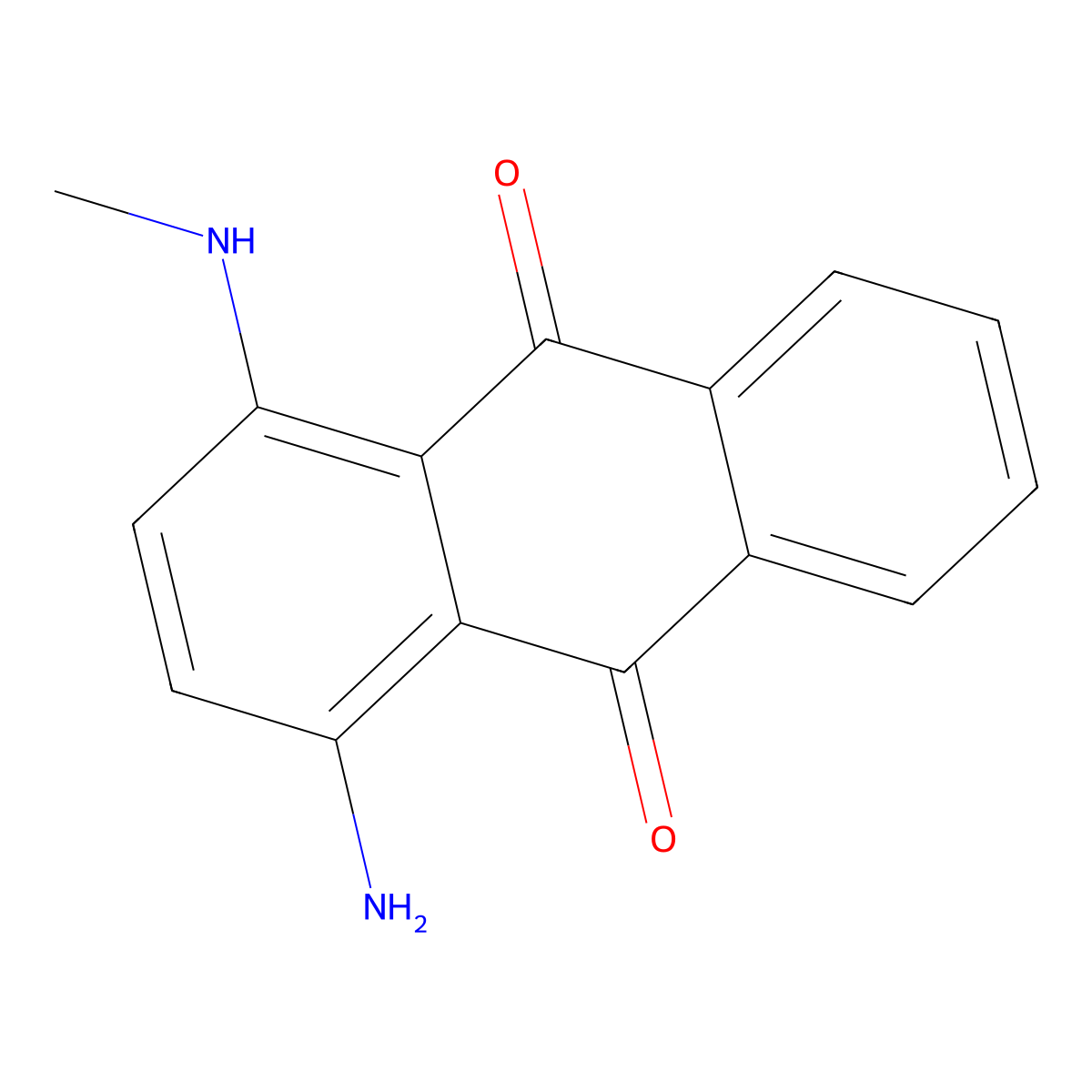 Disperse Violet 4 molecular structure, CAS 1220-94-6