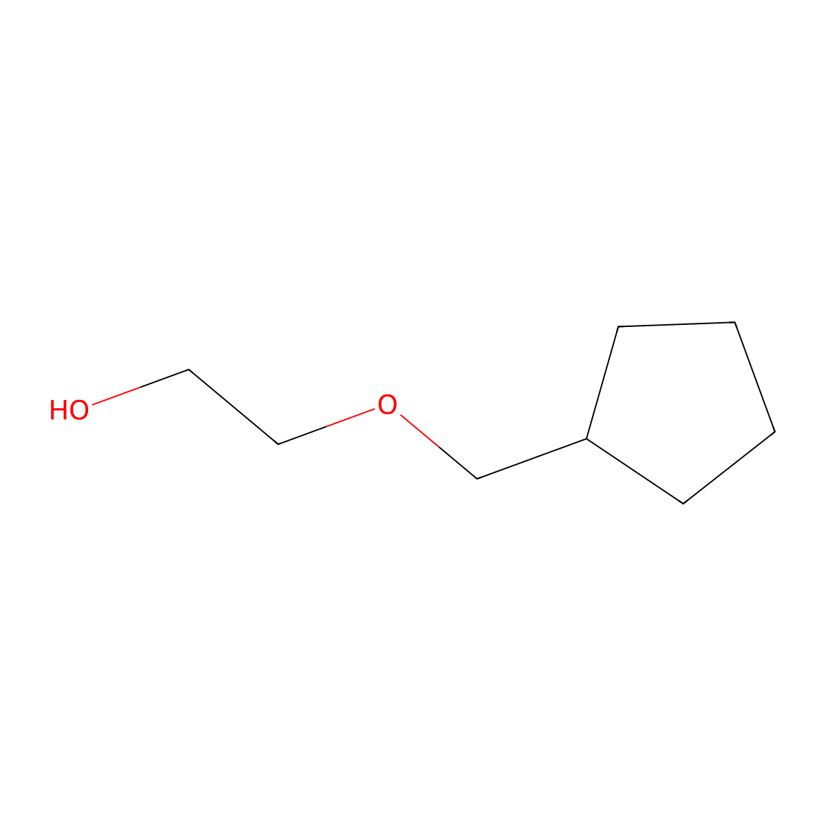 2-(Cyclopentylmethoxy)ethan-1-ol molecular structure, CAS 1220019-77-1