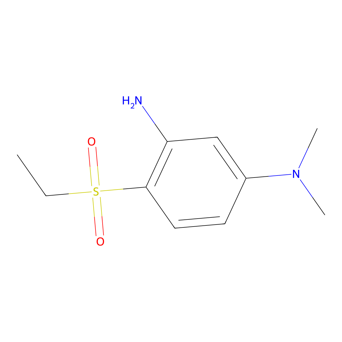 4-(Ethylsulfonyl)-N1,N1-dimethyl-1,3-benzenediamine molecular structure, CAS 1220028-78-3