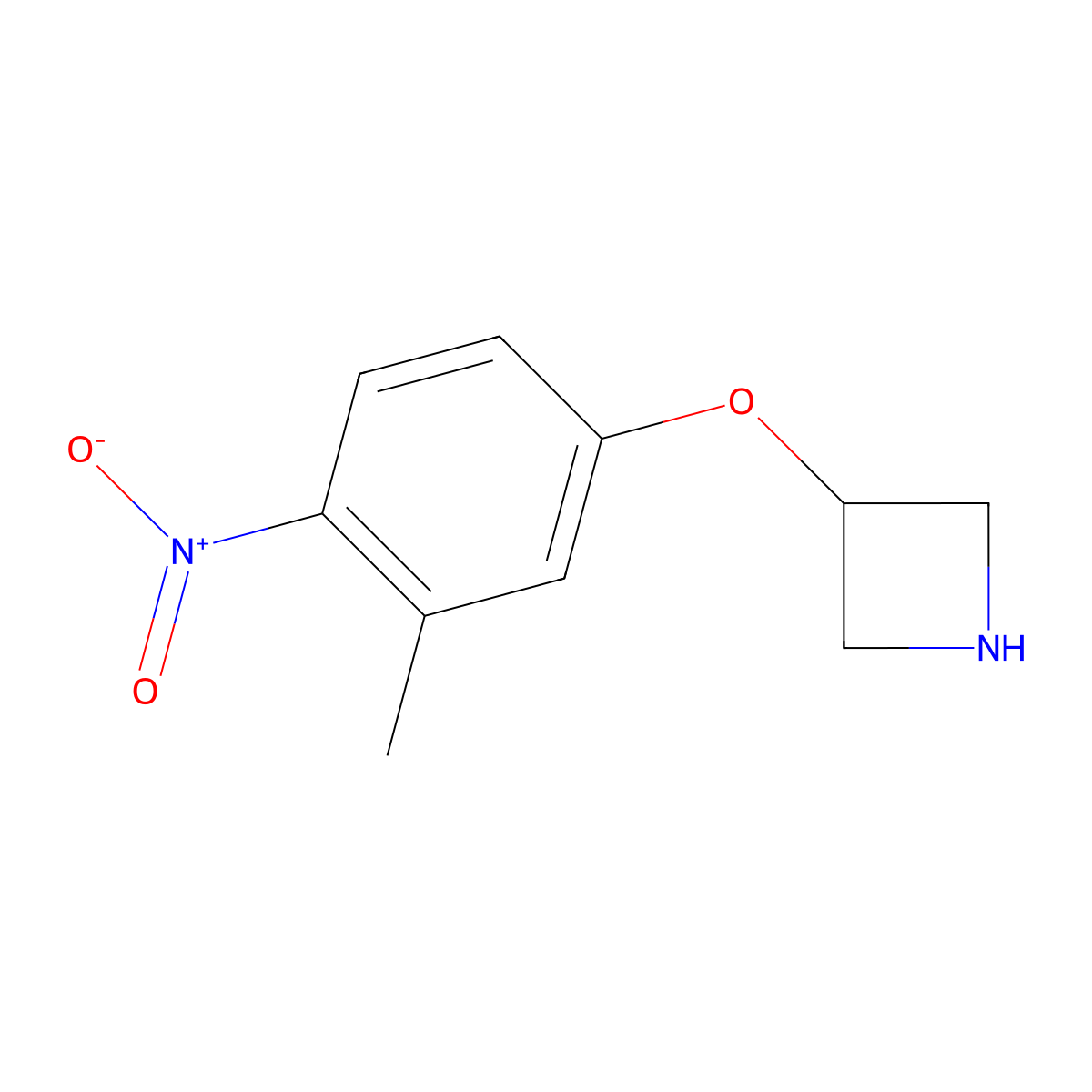 3-(3-Methyl-4-nitrophenoxy)azetidine molecular structure, CAS 1220029-08-2