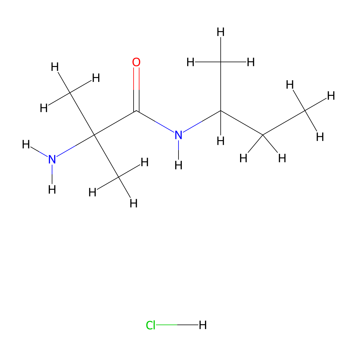 2-Amino-N-(sec-butyl)-2-methylpropanamide hydrochloride molecular structure, CAS 1220029-93-5