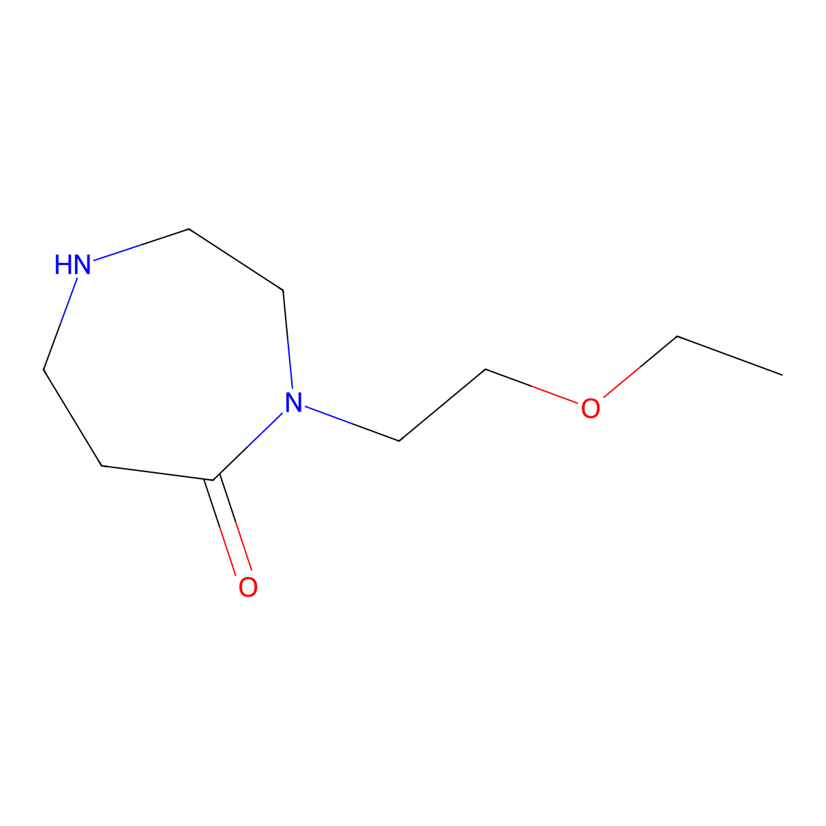 4-(2-Ethoxyethyl)-1,4-diazepan-5-one molecular structure, CAS 1220030-50-1