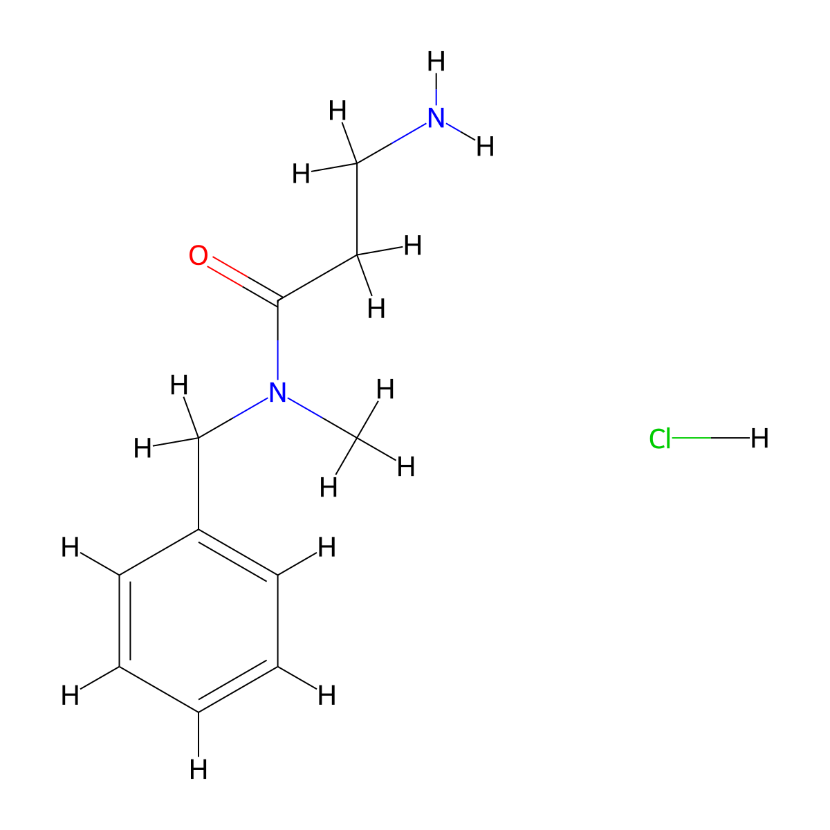 3-amino-N-benzyl-N-methylpropanamide hydrochloride molecular structure, CAS 1220031-28-6