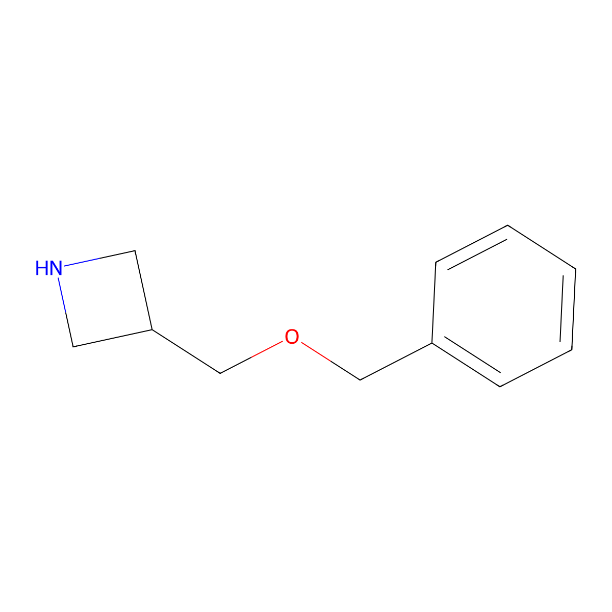 3-[(Benzyloxy)methyl]azetidine molecular structure, CAS 1220038-70-9