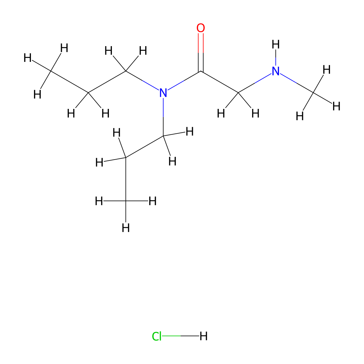 2-(Methylamino)-N,N-dipropylacetamide hydrochloride molecular structure, CAS 1220038-93-6